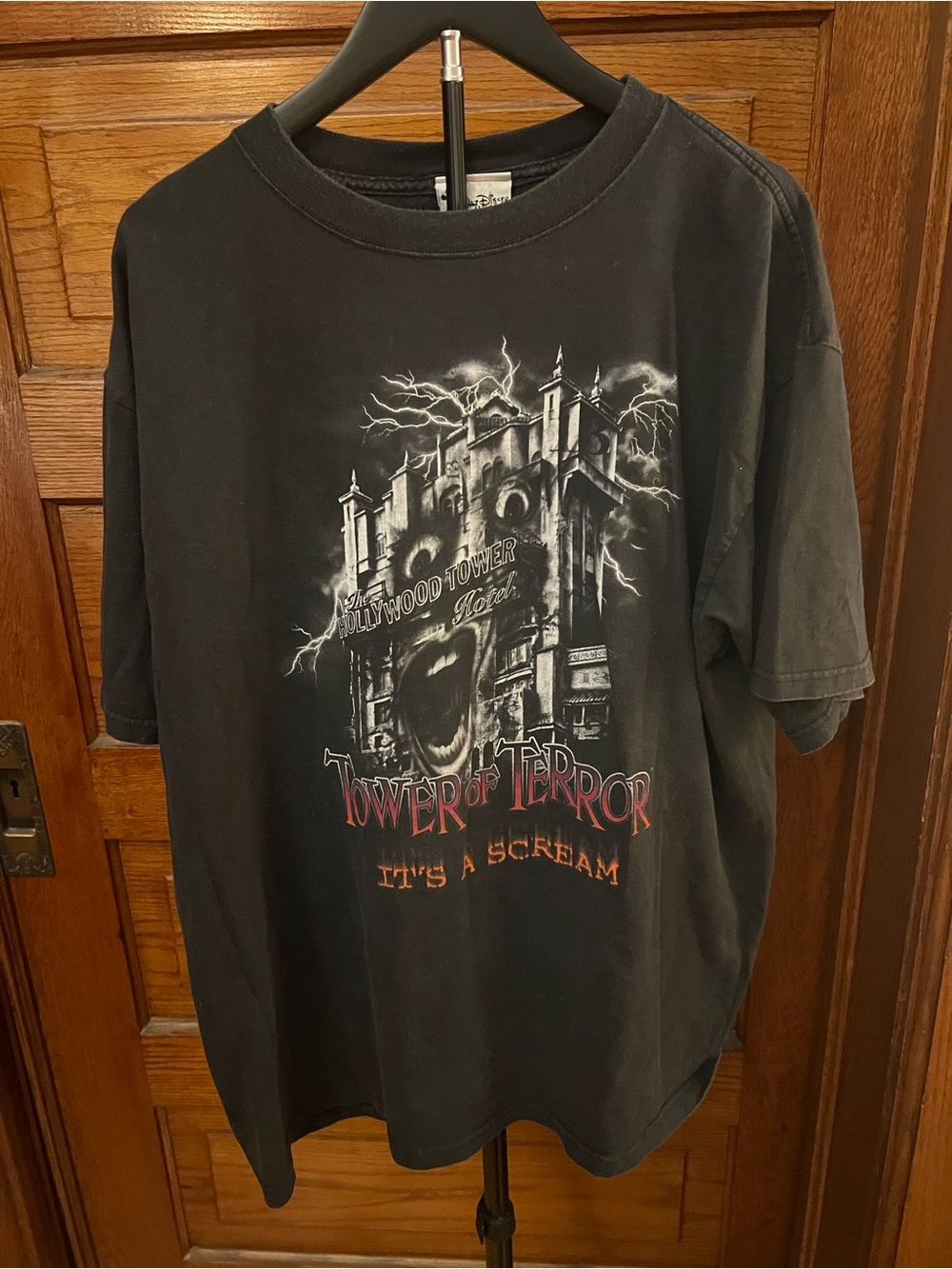 Disney Tower of Terror Graphic Tee - Black with Red Accents